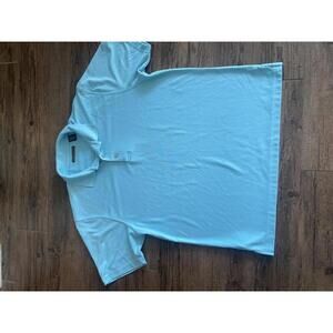 Cubavera Men's Short Sleeve Polo Shirt - Aqua Blue